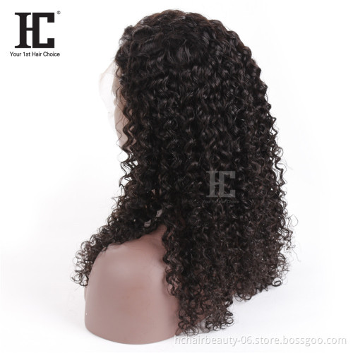 360 Lace Frontal Wigs Kinky Curly Remy Human Hair Wigs Pre Plucked With Baby Hair Brazilian wigs High Density
